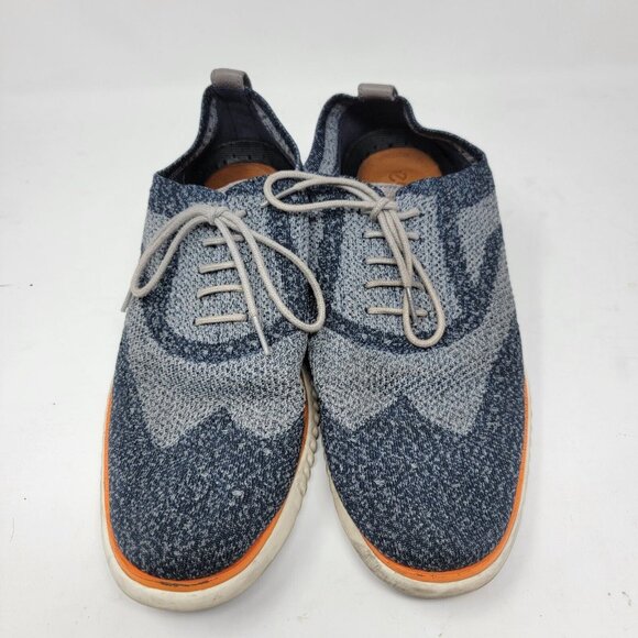 Cole Haan Zero Grand Men's Size 11 Stitchlite Blue / Gray‎ Sneakers Shoes - Picture 2 of 7